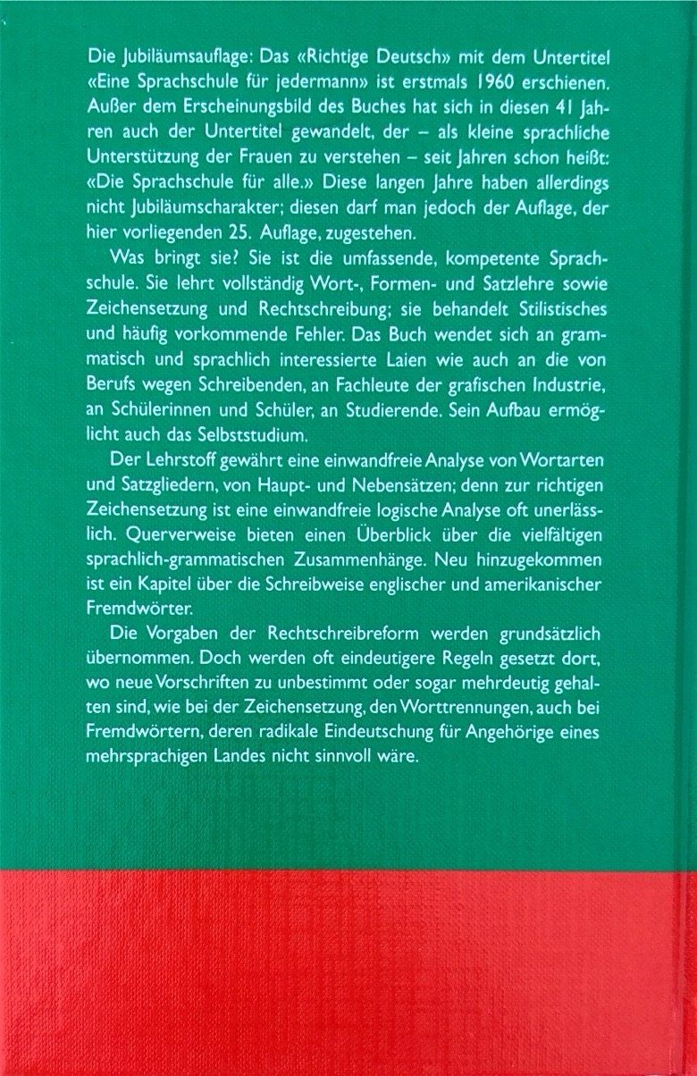 Libri: Heuer Walter, Richtiges Deutsch – Nuovo (secondo la descrizione) da Sarnen venduto da Livres 1