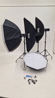 Komplettes Studio-Blitzset – Ready to Shoot