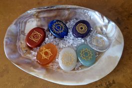 🕉️ Set Chakras pierres naturelles