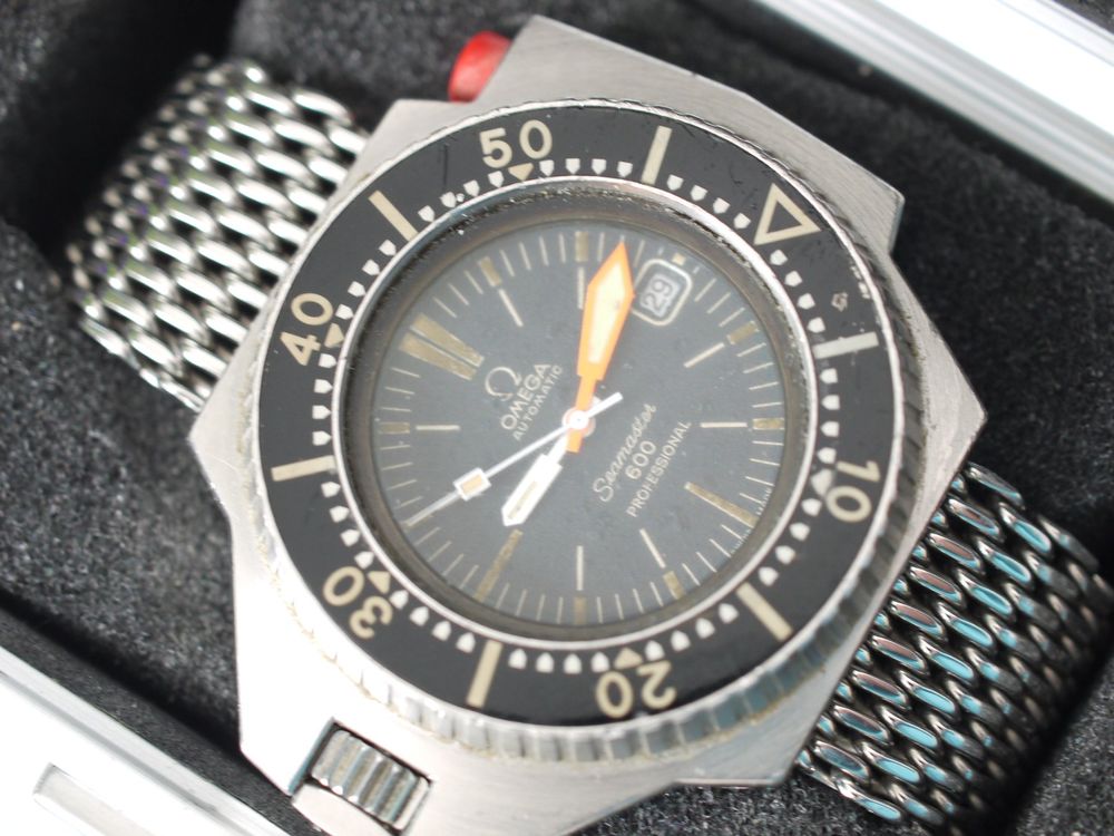 Cadran OMEGA Seamaster 600 Ploprof – Bleu Professionnel – Authentique Réf. 166.077 – Neuf