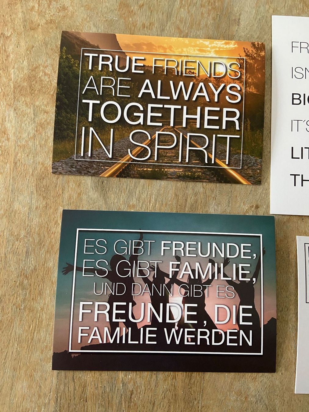 Cartoline postali: 5 Postkarten Freunde Freundschaft OfficeTree – Nuovo (secondo la descrizione) da Luzern venduto da waterfront1 1