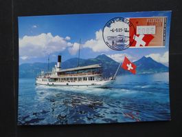 2005 ATM Nr. 19 auf Maximumkarte mit ET Stempel Gersau