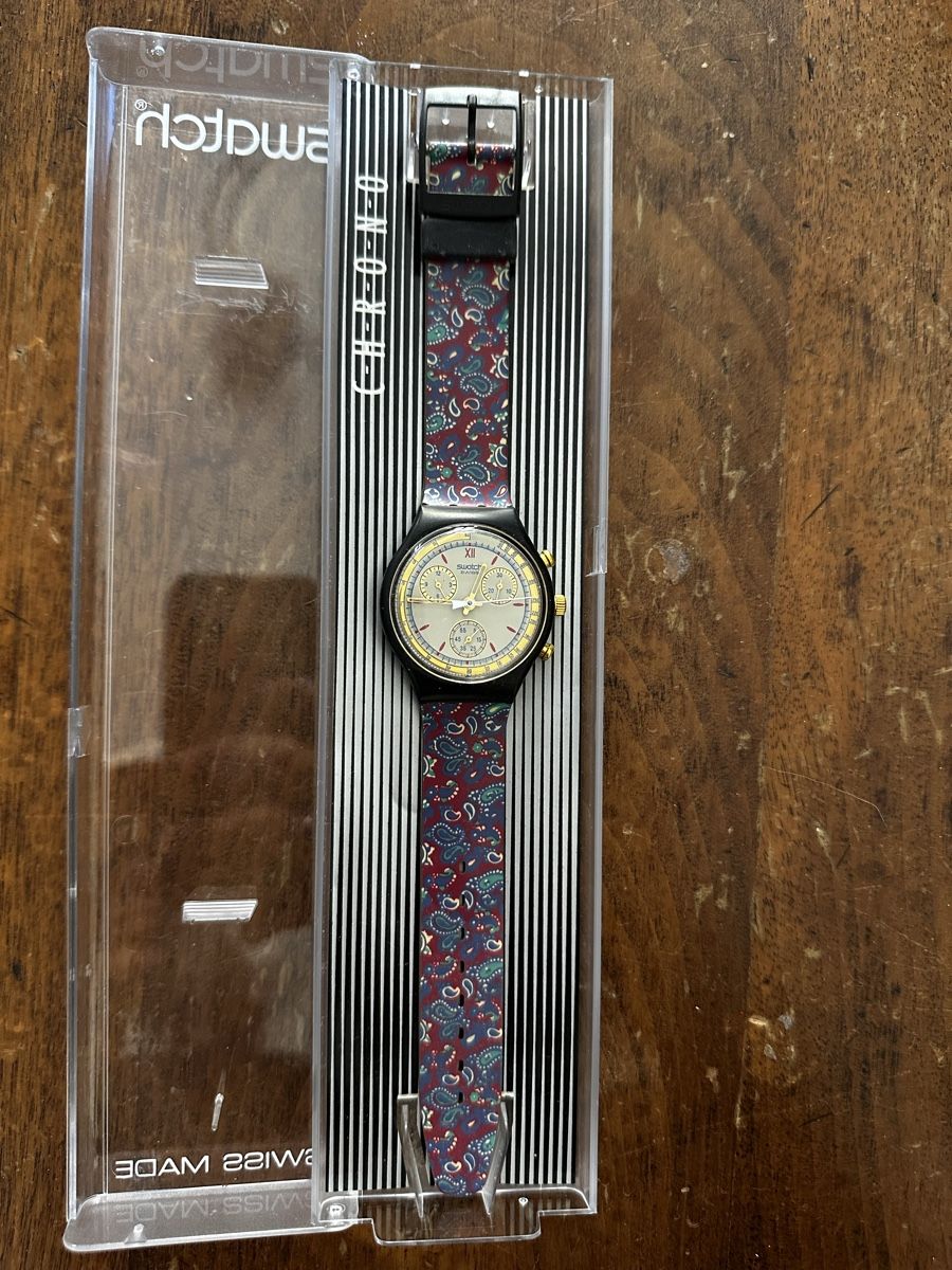 Swatch Orologi: VINTAGE SWATCH Chronograph – Usato da Taverne venduto da cot.fra22