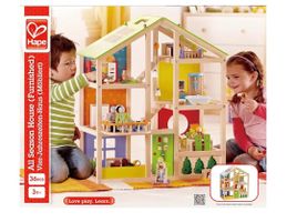 Casa delle Bambole Hape Quattro Stagioni con Mobili