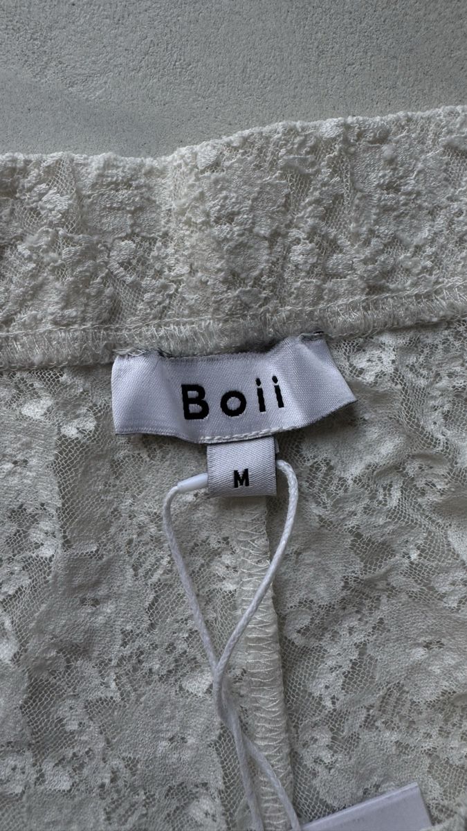 Pantaloni: Weisse Spitzenhose weiss Gr. M von Boii – Nuovo e nell'imballaggio originale da Zürich venduto da Aya03 5