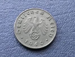 1 Reichspfennig Drittes Reich 1940 B