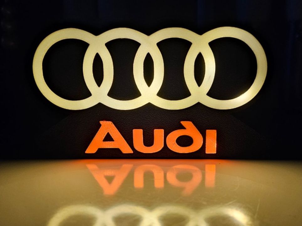 Lampen: Light Box / Logo Lumineux Audi - USB – Neu und originalverpackt aus Yvorne von Bocchino_1291