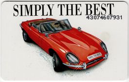 SIMPLY THE BEST - ungebrauchte deutsche Werbe Telefonkarte