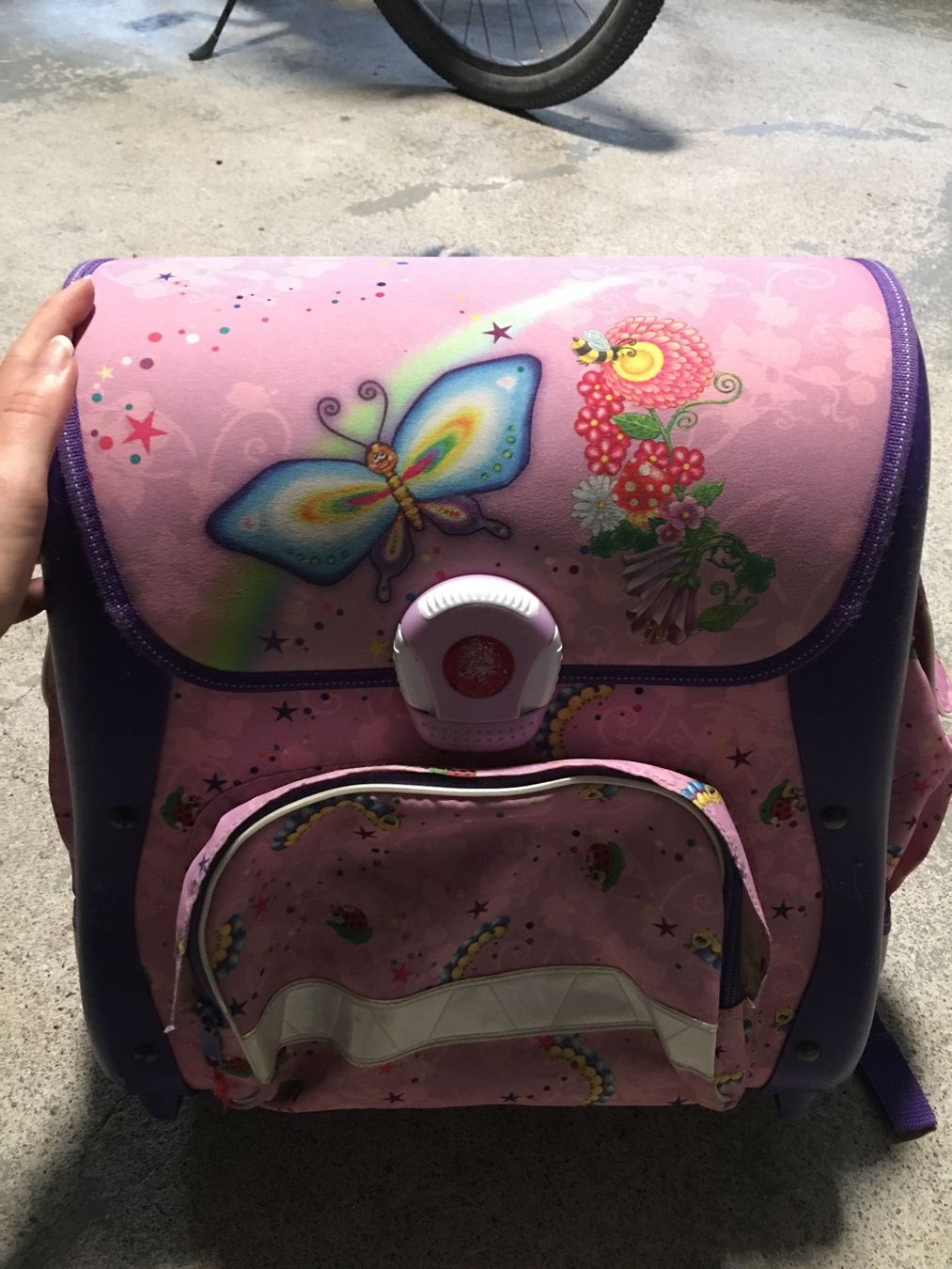 Borse & Zaini: Schulthek Primarschule Kinderrucksack Lila-rosa – Usato da Greifensee venduto da sinnamonroll