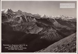 AK Panorama v. Feuerstein auf die Berner Alpen