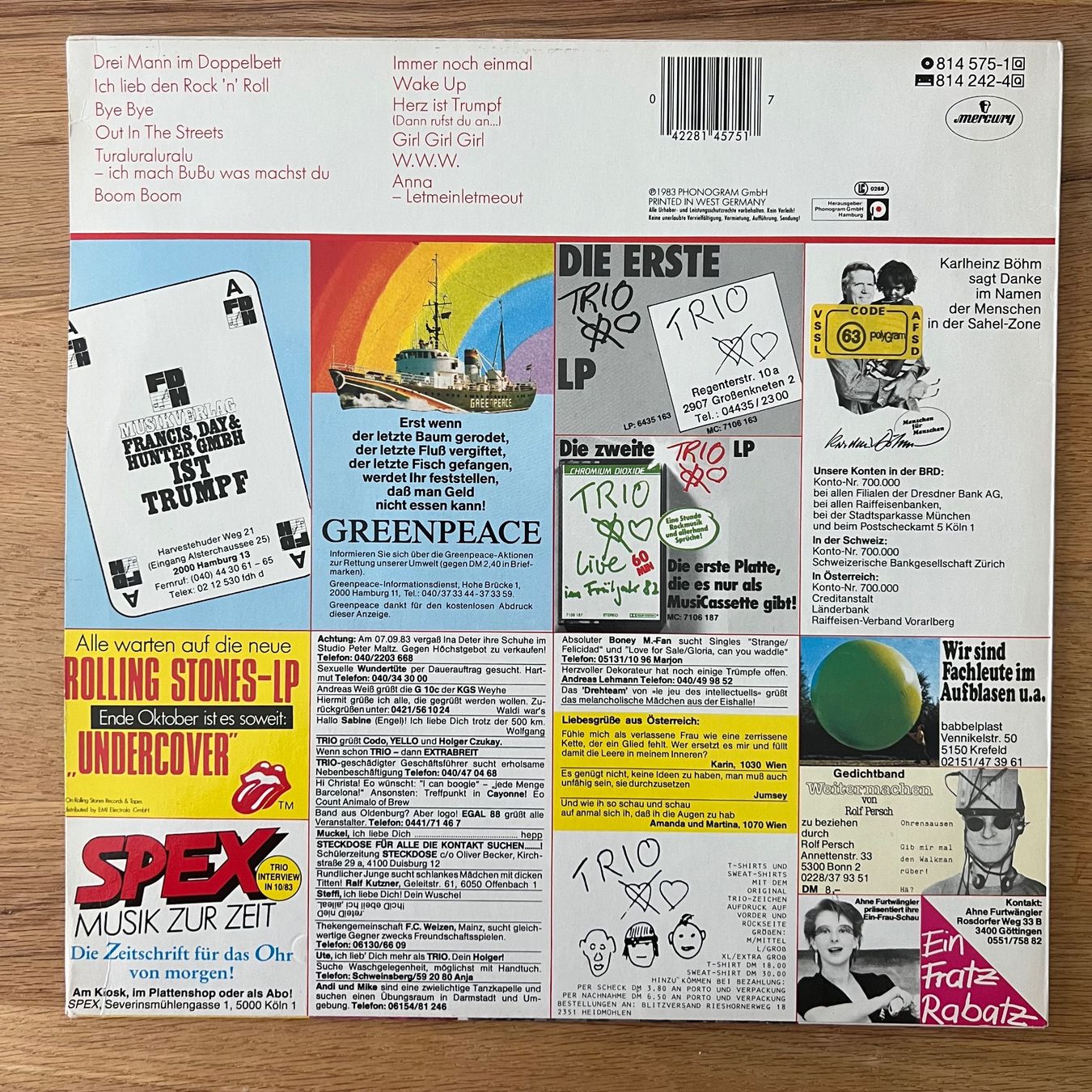 Dischi in vinile: Trio - Bye Bye / D-Press. 1983 - Very nice Copy – Usato da Gais venduto da soundcave57 1