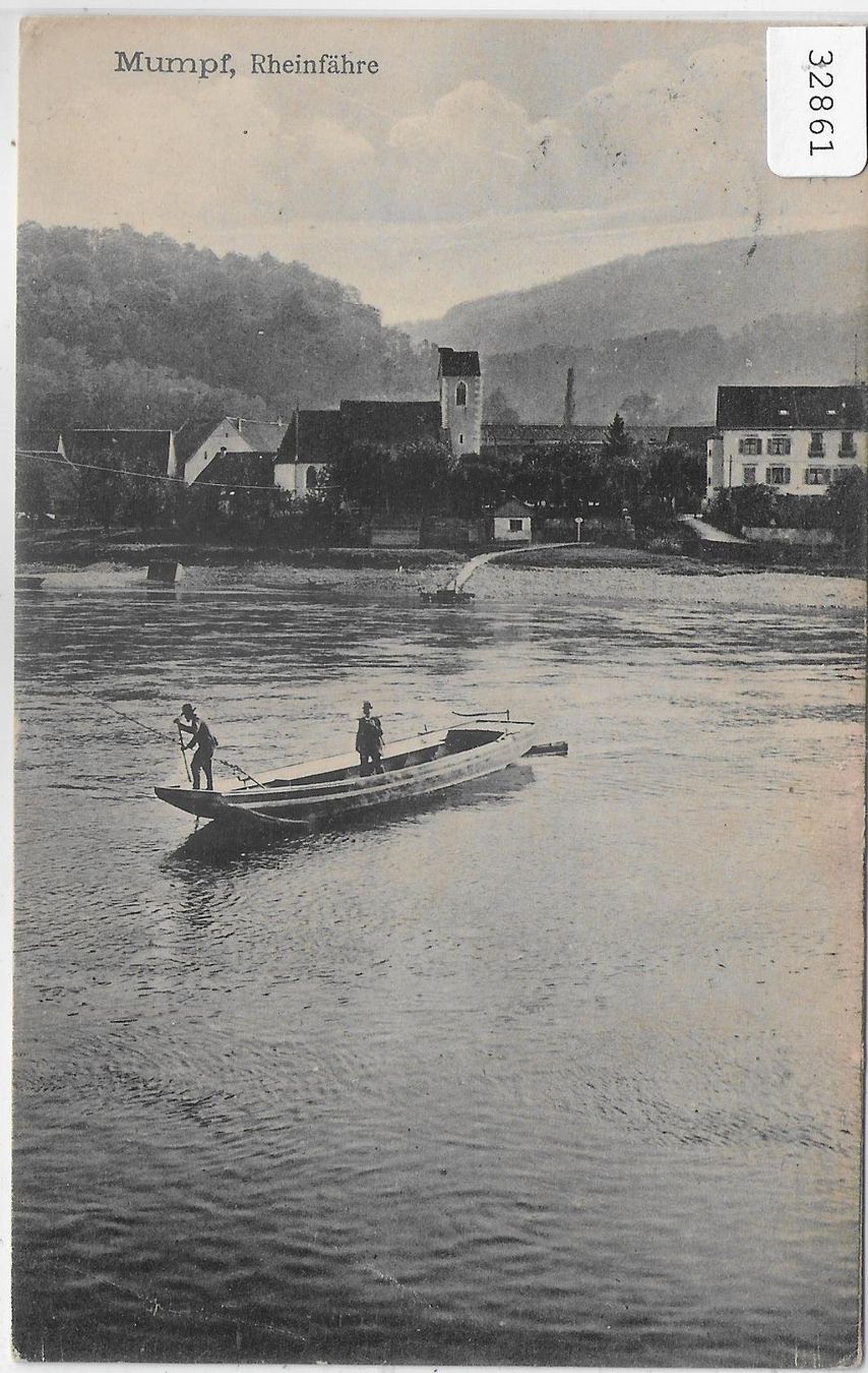 Ansichtskarten: Mumpf - Rheinfähre – Gebraucht aus Ettingen von Kartenplanet