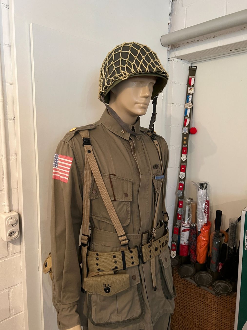 Kopie einer US Fallschirmspringer Uniform 2. Weltkrieg. (Gebraucht) in ...
