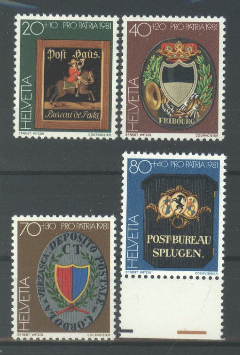 Tutti i francobolli: Pro Patria, 1981 ** – Usato da Willisau venduto da Vollstempel