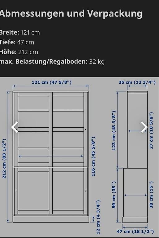 Ikea Vitrines: IKEA Vitrine Havsta – D'occasion à Oftringen par va_1987 3