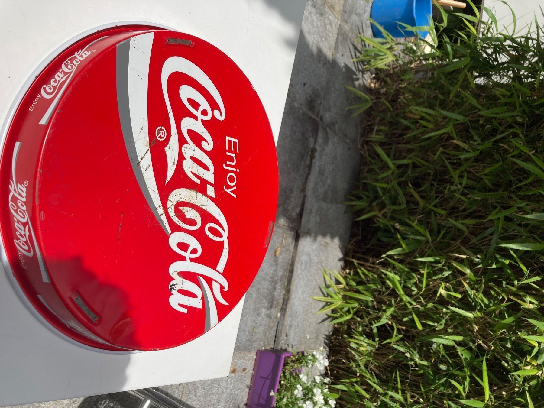 Piatti di portata: Serviertablett von Coca Cola (Retro Werbeartikel) – Usato da Basel venduto da Tshabajuju 1