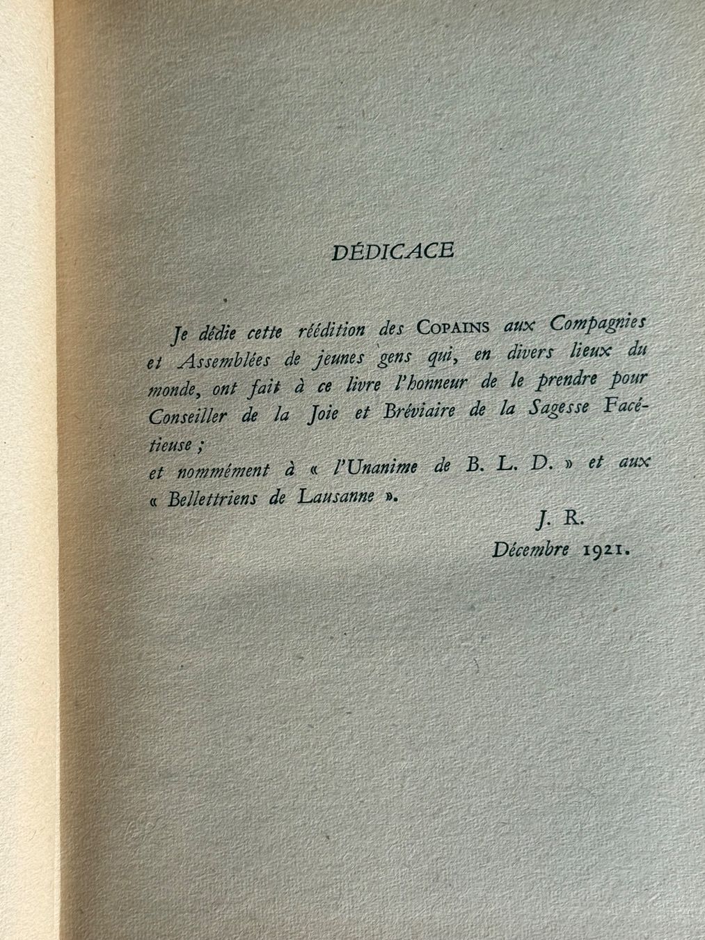 Libri: Jules Romains Les Copains Gallimard 1922 – Usato da Itingen venduto da uhu777 6