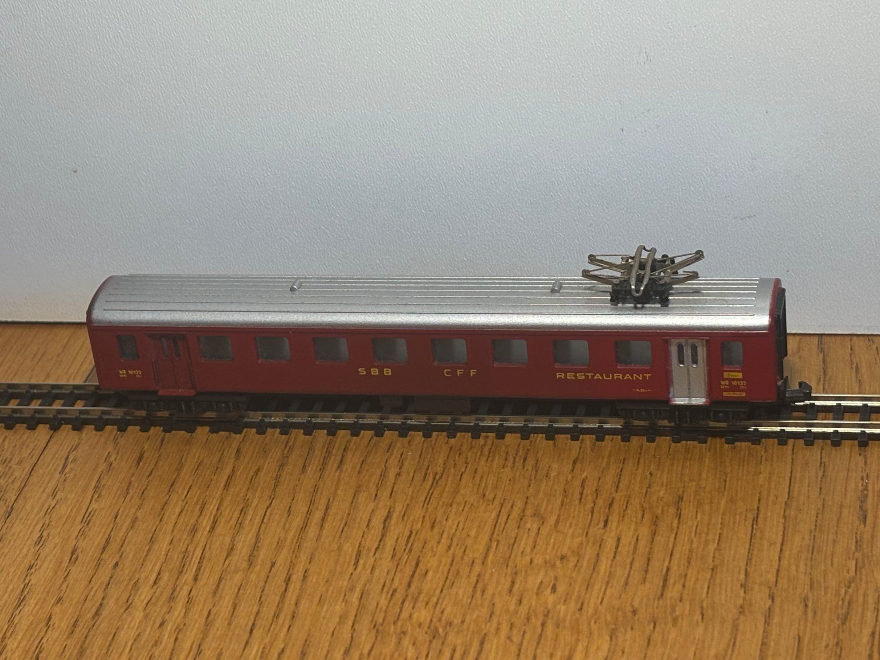 Modellini di ferrovie: e1595: Speisewagen (Spur N) – Usato da Birsfelden venduto da Birs_25 1