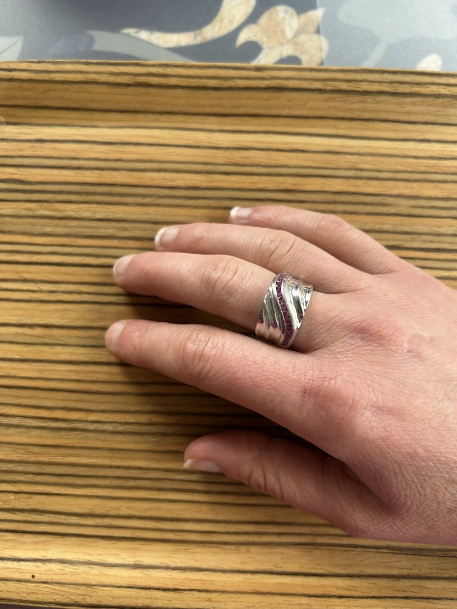 Ringe: Ring Silber 925 mit Rubinen – Gebraucht aus Birsfelden von Exclusivity 4