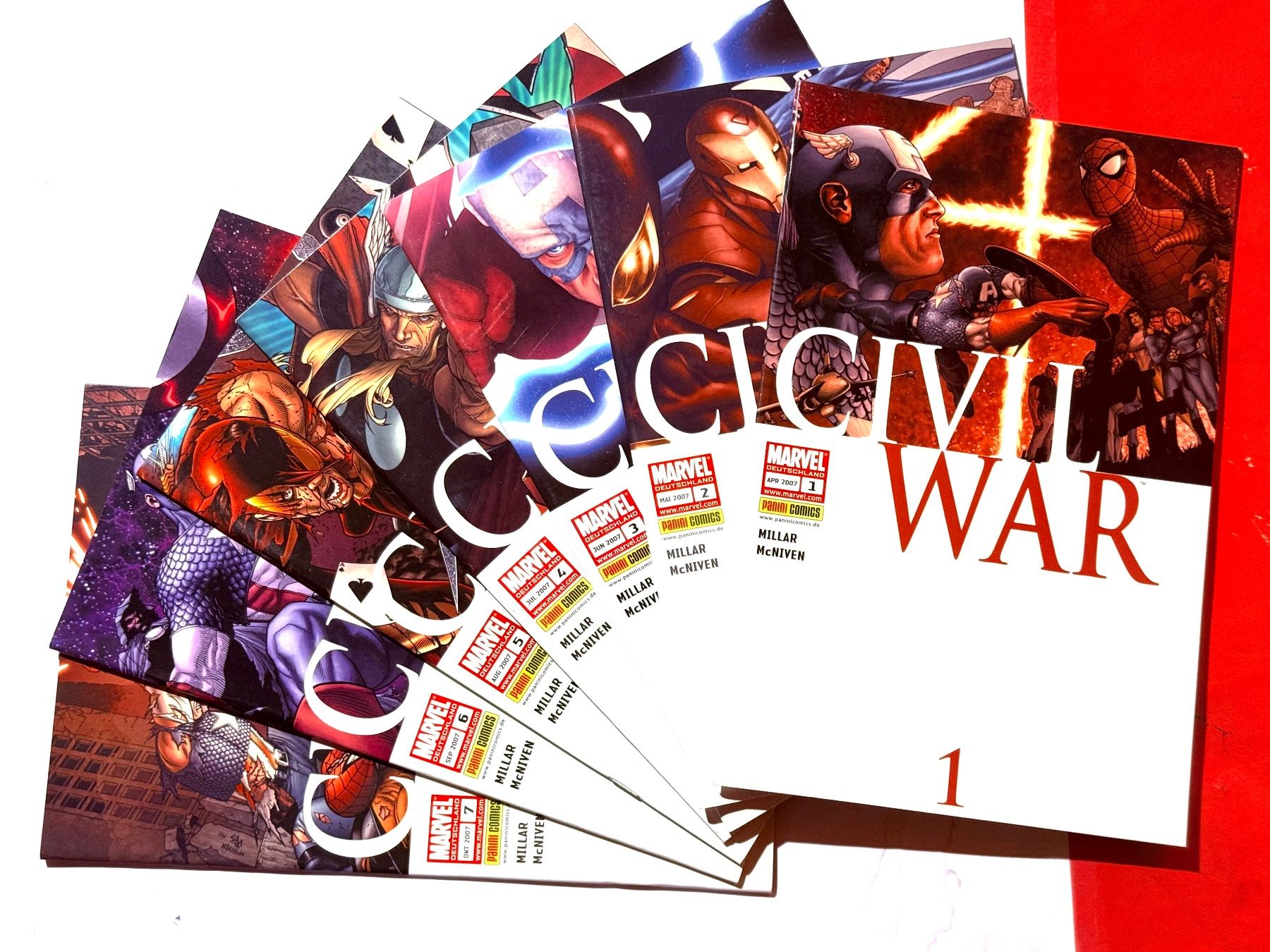Fumetti: MARVEL Comics: CIVIL WAR row. New. – Nuovo (secondo la descrizione) da Zuerich venduto da SonderArt-Wertgut