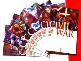 MARVEL Comics: CIVIL WAR row. New.