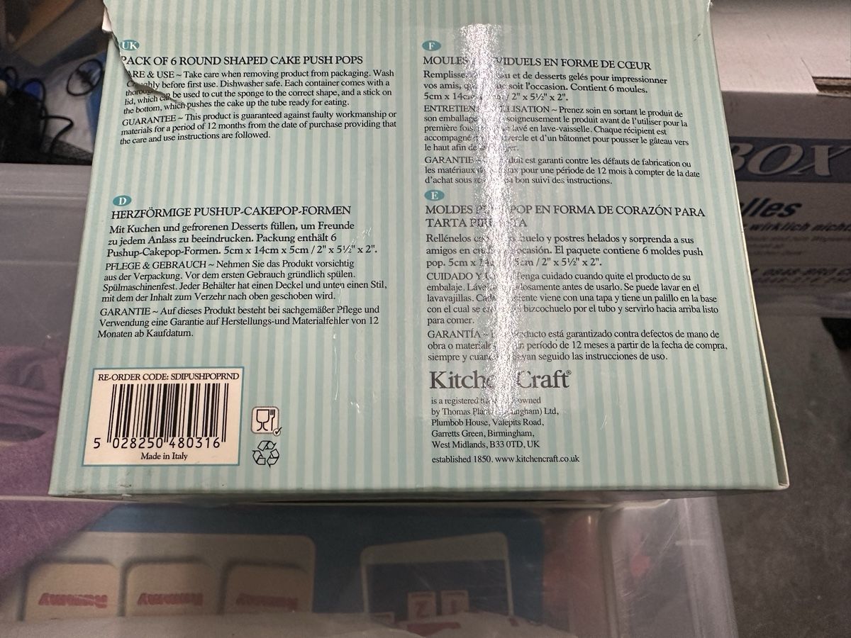 Cucine complete: Cake Push Pops - 12 Stk. – Usato da steffisburg venduto da Corinne02 1