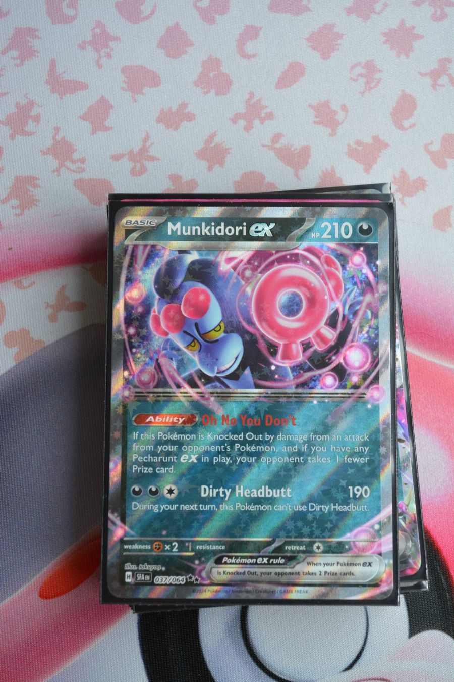 Pokémon Sammelbilder & Trading cards: Munkidori ex – Gebraucht aus Altstätten SG von GGsGameshop