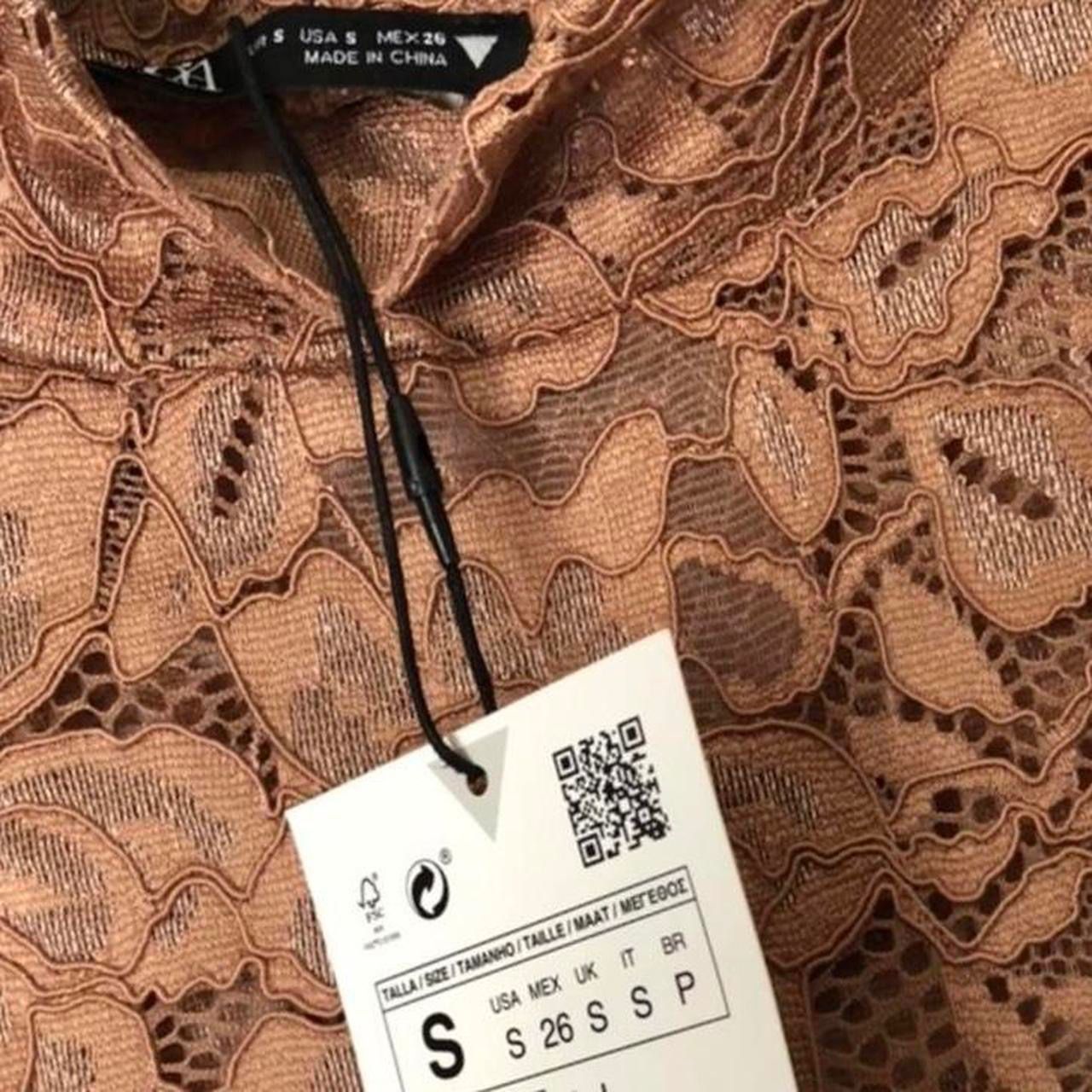 Zara Top: ZARA Spitze Bodysuit – Nuovo e nell'imballaggio originale da Basel venduto da 1moonstar 3