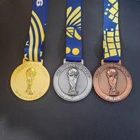 Medaille Fussball WM 2026 Gold/Silber/Bronze *Replica*