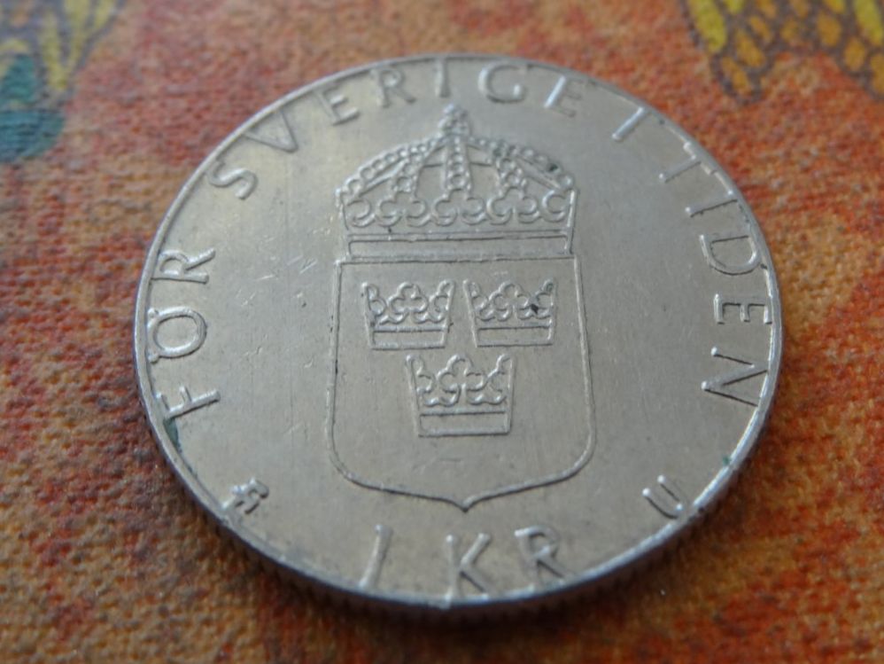 Alle Münzen: SUEDE  1  Krone  1982 – Gebraucht aus Romanel-sur-Lausanne von Swift13 1