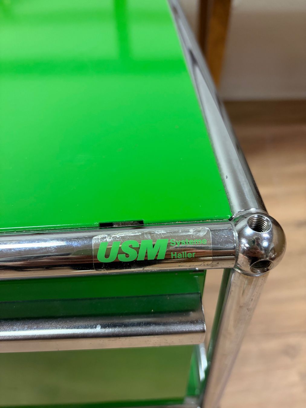 USM Korpus: USM Haller Rollcontainer limegrün Designer Klassiker – Gebraucht aus Zofingen von GrosisWonderkeller 2