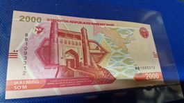 Banknote 2021  NEU AZBEKISTAN