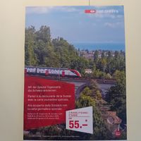 Tageskarte Schweizerwerkehr - Carte Journalière Transports