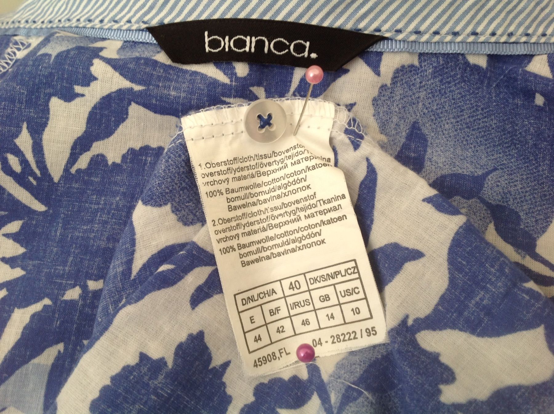 Camicette: Bianca - Blouse - coton - 40 – Usato da Sion venduto da accroshoes 5