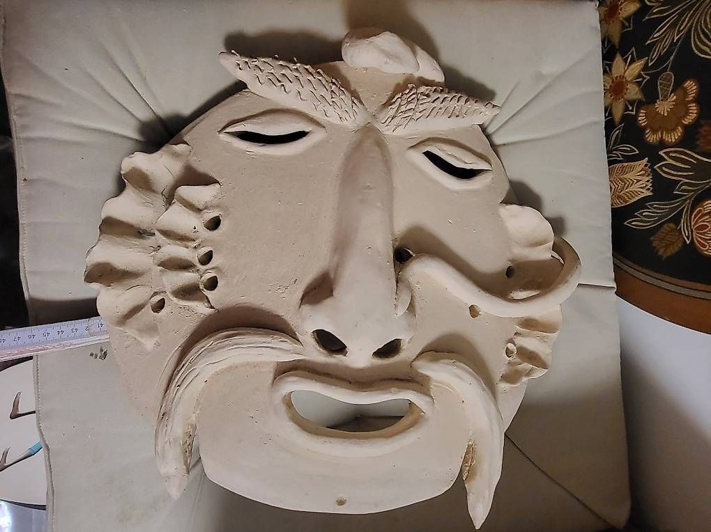 Sculture & Statue: Wunderschöne Maske aus Ton – Usato da Belp venduto da Zam
