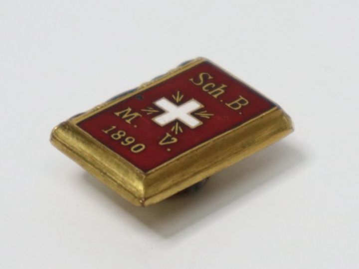 Swiss Placchette & Badge: Antikes Abzeichen Sch. B. M. V. 1890, Buchform – Usato da Eschenbach SG venduto da Astalavista 3