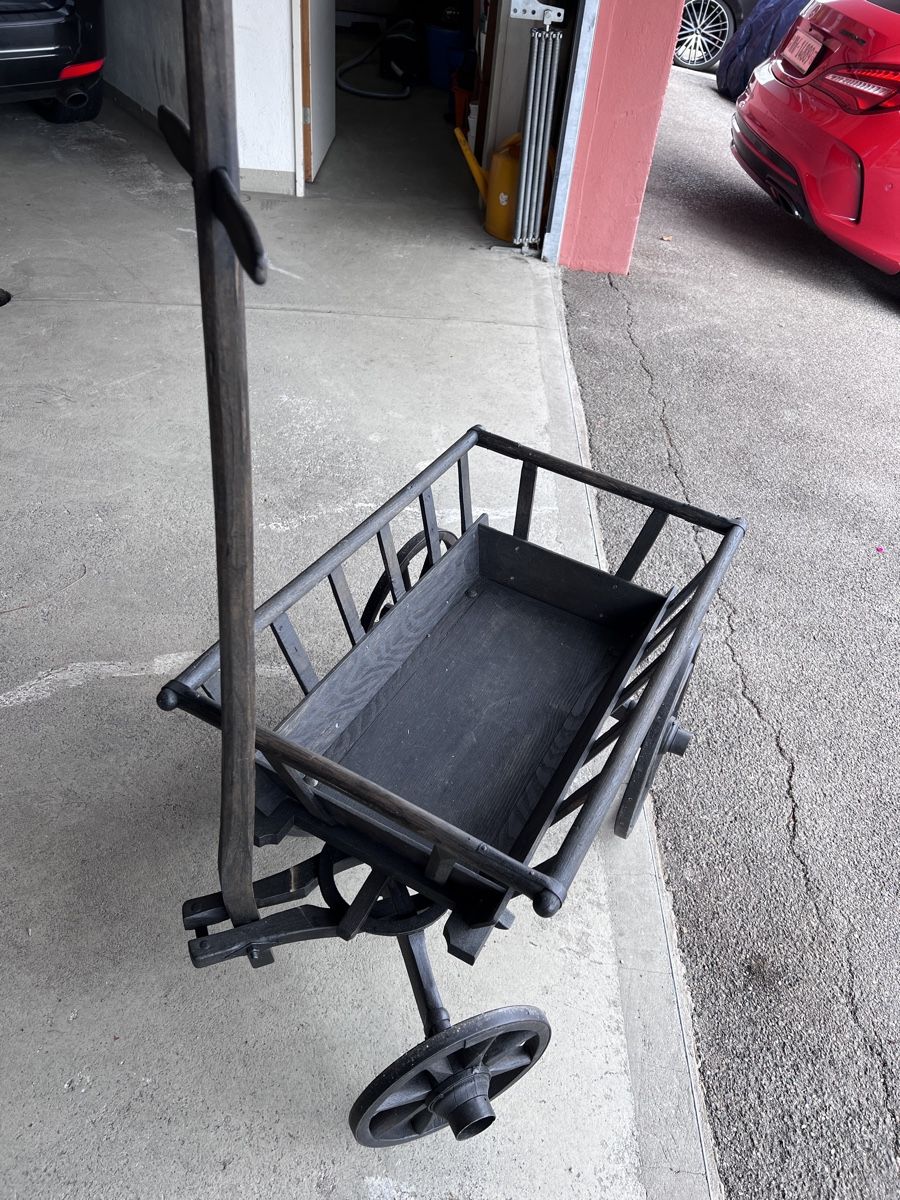 Tutte le decorazioni: Rustikaler Holz Handwagen Bollerwagen Deko Garten – Usato da Oberengstringen venduto da Dreamteam1 3