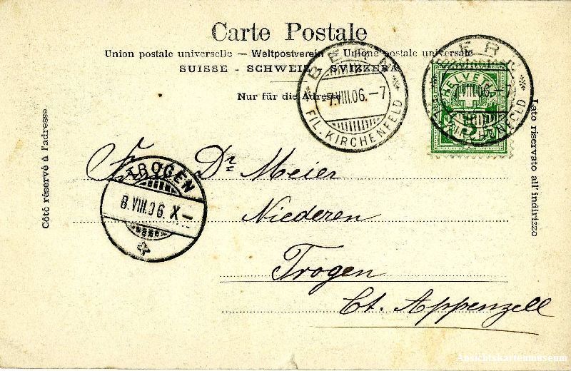 Cartes postales: Bern - Bubenbergdenkmal + 1906 – D'occasion à Emmenbrücke par teestube 1