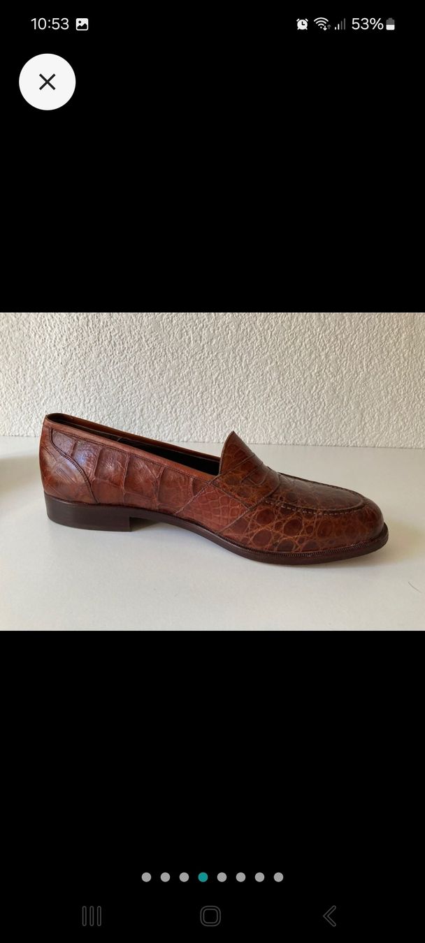 Scarpe da uomo: Chaussures en Croco / Aligator – Nuovo (secondo la descrizione) da Genève venduto da Martinbng 3