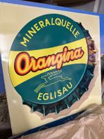 Blechschild, Orangina Eglisau,  Vintage Werbeschild Original
