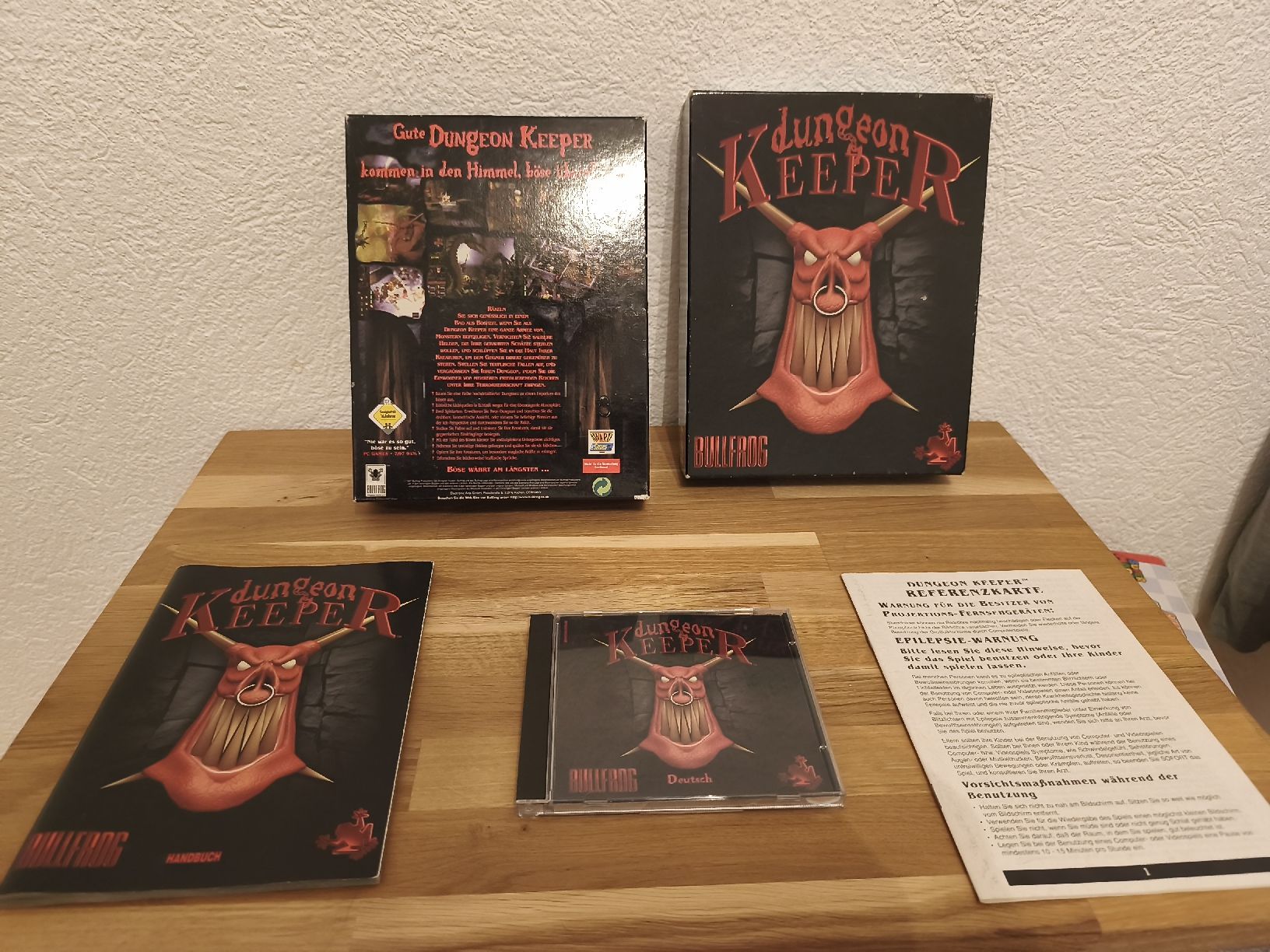 Microsoft Spiele: big box Jeu PC Dungeon Keeper Bullfrog Boîte complète Manuel – Gebraucht aus Conthey von Th3gr4yf0x