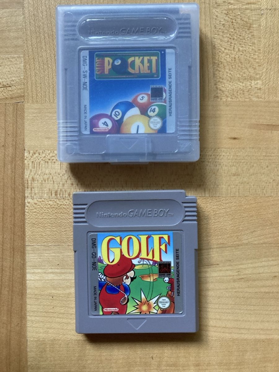 Nintendo Giochi: nintendo game boy golf & side pocket – Usato da FRIBOURG venduto da Boris004 1