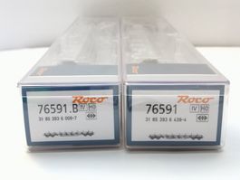 Roco H0 76591 & 76591.B Rungenwagen Res SBB