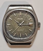 Buler Quartz SWISSE MED Vintage Homme - Boîtier Acier Inoxyd