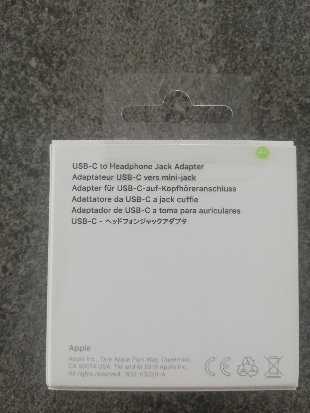 Apple Unità & Adattatore: NEU - USB-C auf KOPFHÖRERANSCHLUSS – Nuovo e nell'imballaggio originale da Steinhausen venduto da togoraul123 1
