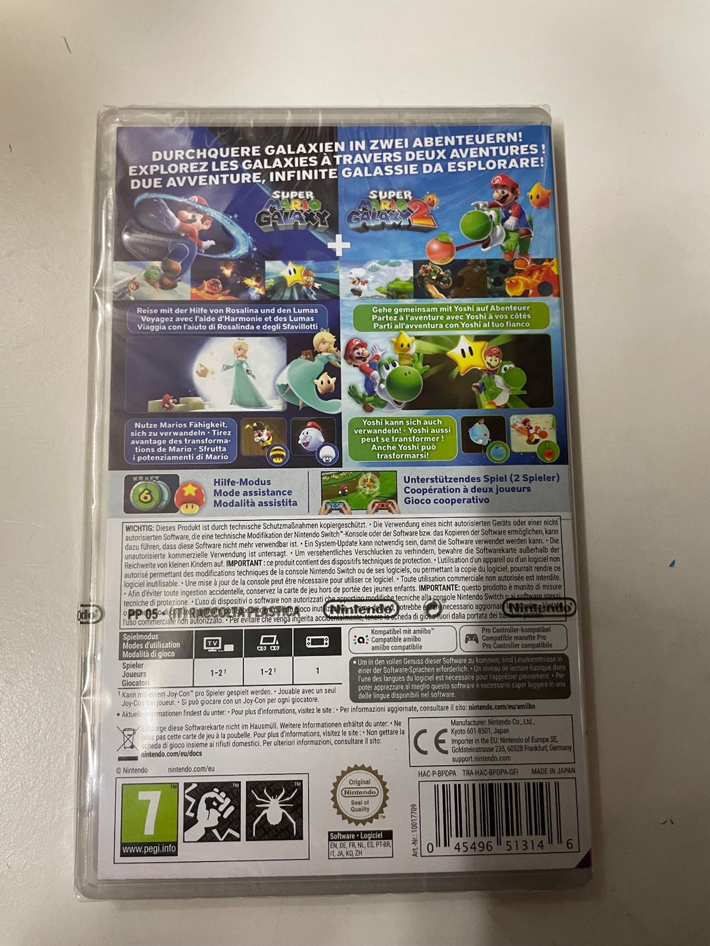 Giochi: Super Mario Galaxy + Super Mario Galaxy 2 – Nuovo e nell'imballaggio originale da Laufen venduto da Abtibus 1