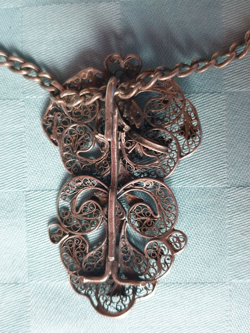 Catenine: alte Schmuck Kette mit Anhänger – Usato da Mörschwil venduto da spirspi 4