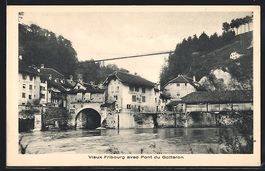 Vieux Fribourg, Panorama avec Pont du Go