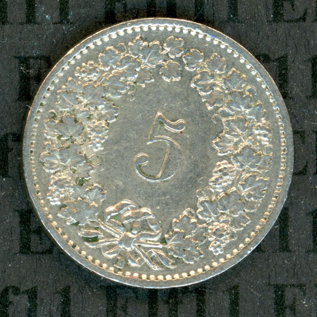 Tutti le monete: CHF___0.05 1957 -vz 5 Rappen – Usato da Widnau venduto da Elf11 1