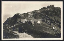 AK Rigi-Staffel, Ansicht mit Kulm, 1921